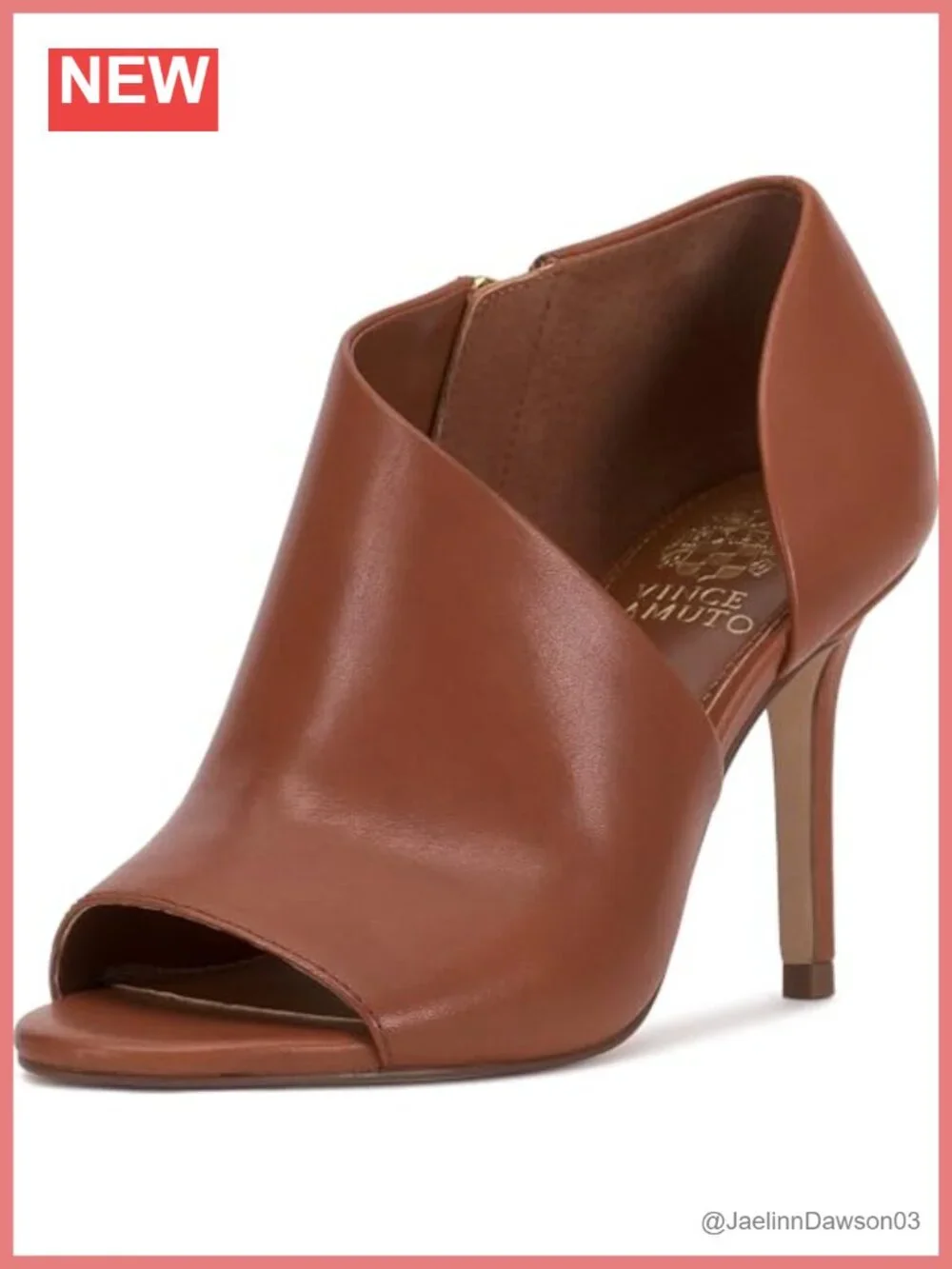 Vince Camuto Telemi D'Orsay High Heel Sandal Leather